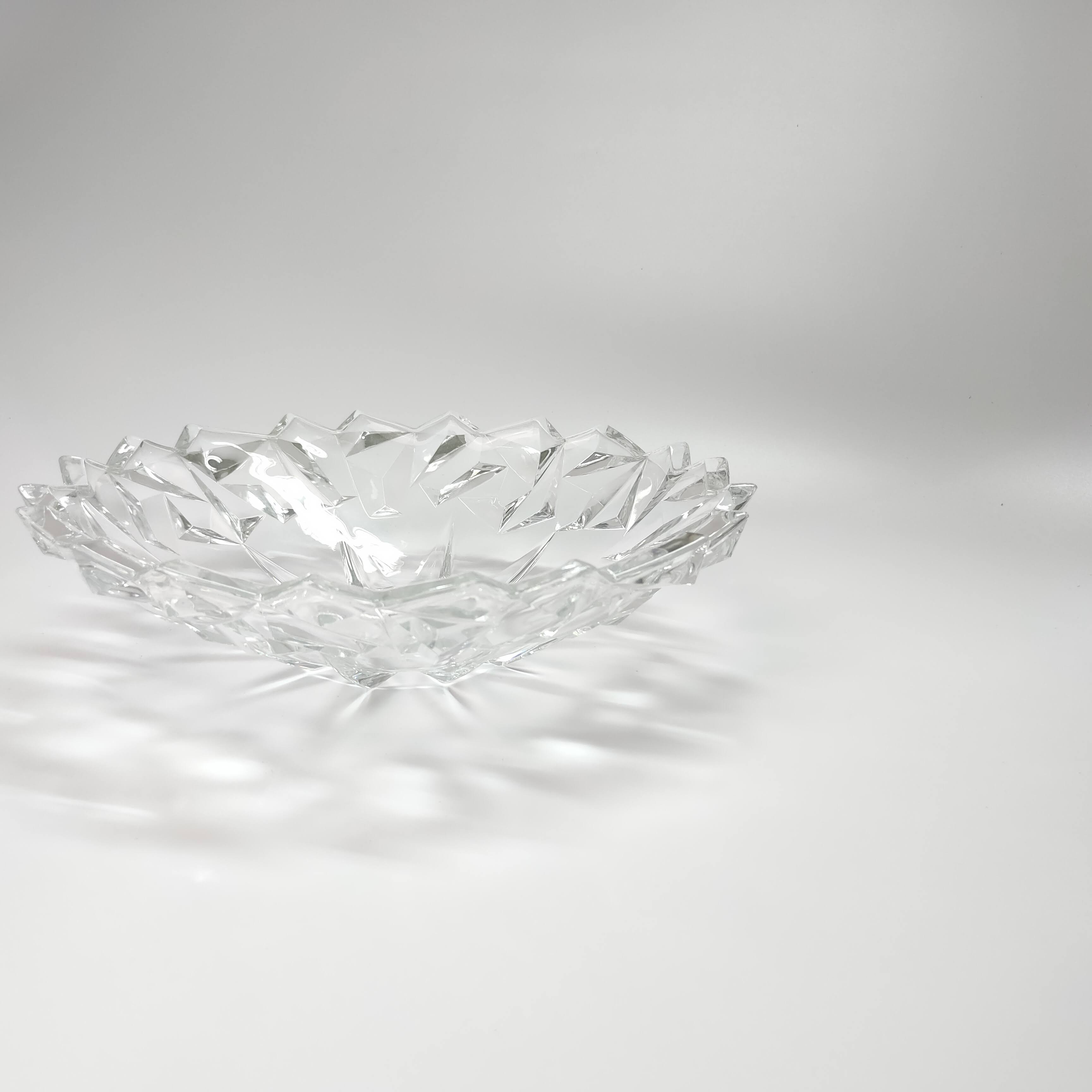 Large fruit bowl glass