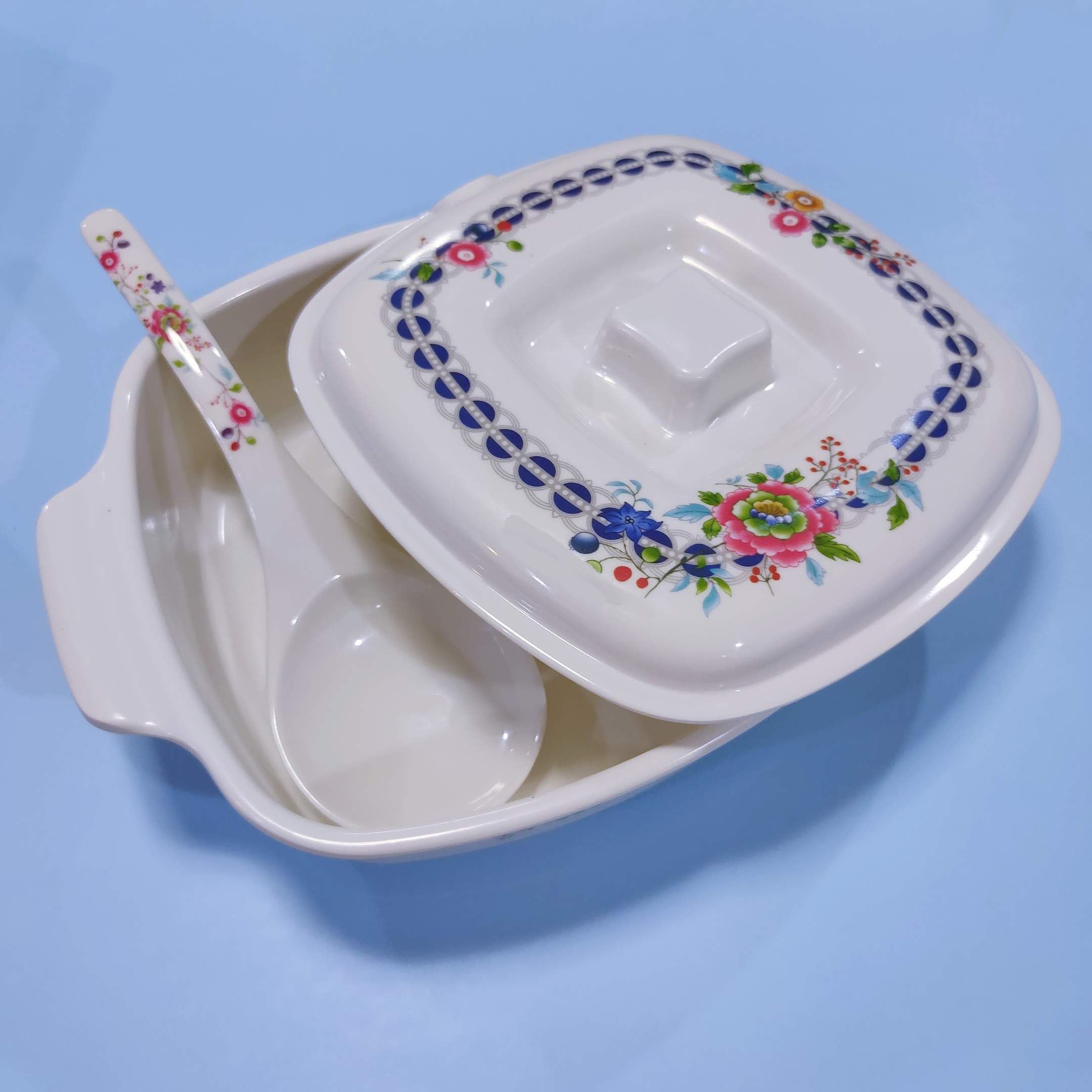 plastic serving bowl