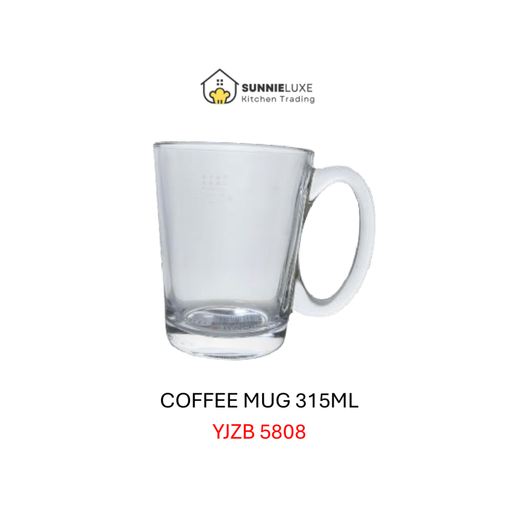 Glass Coffee Mug 315ml